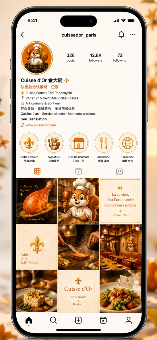 Instagram 主页